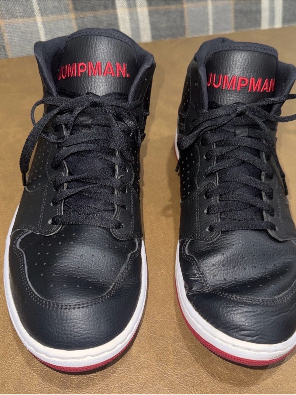 Nike Jordan Access Sneakers Black Gym Red Jumpman AR3762-001 Men's US 13